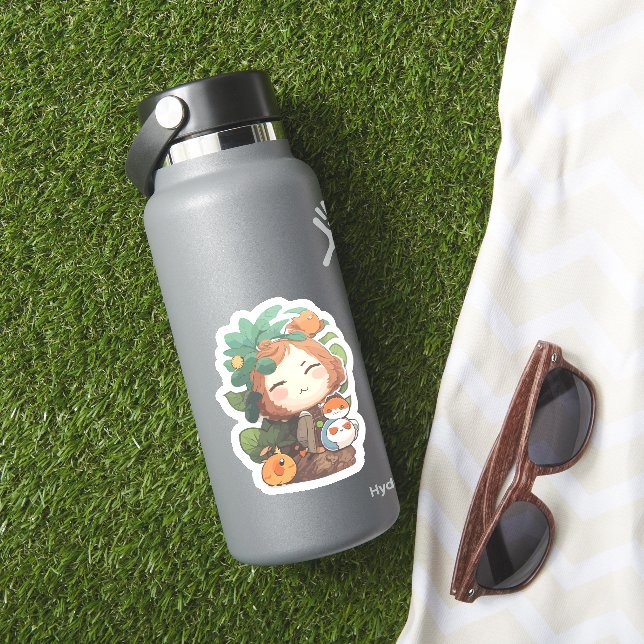 niedliche Puppe Aufkleber (HydroFlask Insitu)