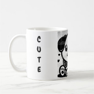 NIEDLICHE PUPPEN AUF 🍺 TASSE UND DEKORATIVE SCHRI