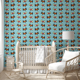 niedliche Puppen für Baby-Kinderzimmer Tapete