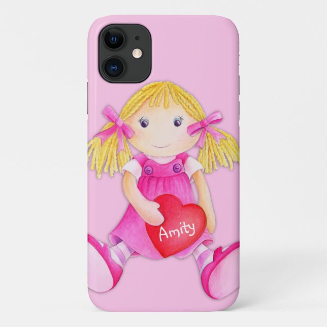 Niedliche Puppenmädchen Case-Mate iPhone Hülle (Rückseite)