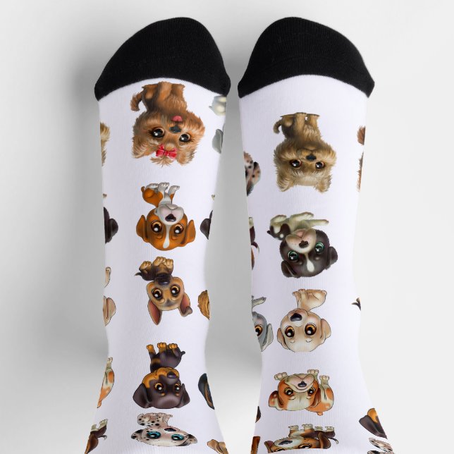 NIEDLICHE PUPPIEN SOCKEN (Oben)