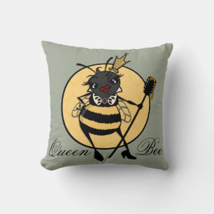 NIEDLICHE QUEEN BIE ILLUSTRATION SQUARE DURCH PILL KISSEN