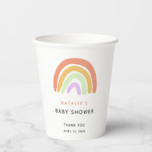 Niedliche Rainbow Baby Dusche Elegante Einfache Pf