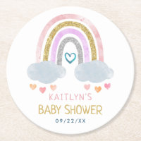 Niedliche Rainbow Baby Dusche