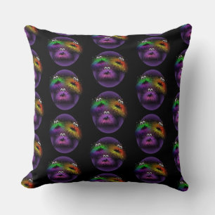 Niedliche Rainbow Critters Throw Kissen