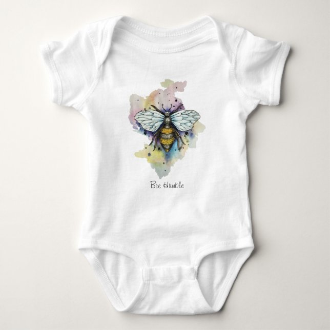 Niedliche Rainbow-Wash Baby Strampler (Vorderseite)