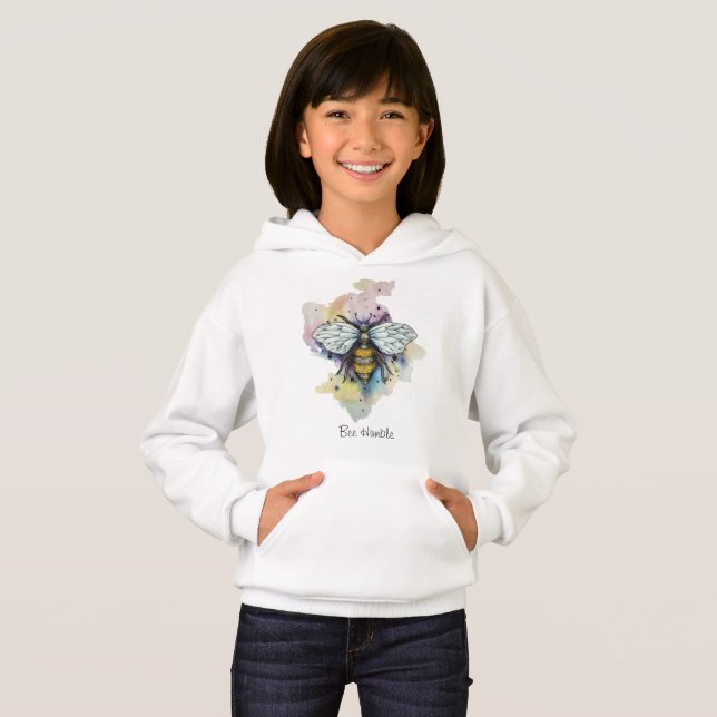 Niedliche Rainbow-Wash-Hoodie Hoodie (Vorne ganz)