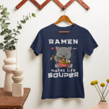 Niedliche Ramen machen Lebenswärmer Katzennudeln
