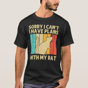 Niedliche Ratte Für Männer Frauen Maus Ratte Fluss T-Shirt