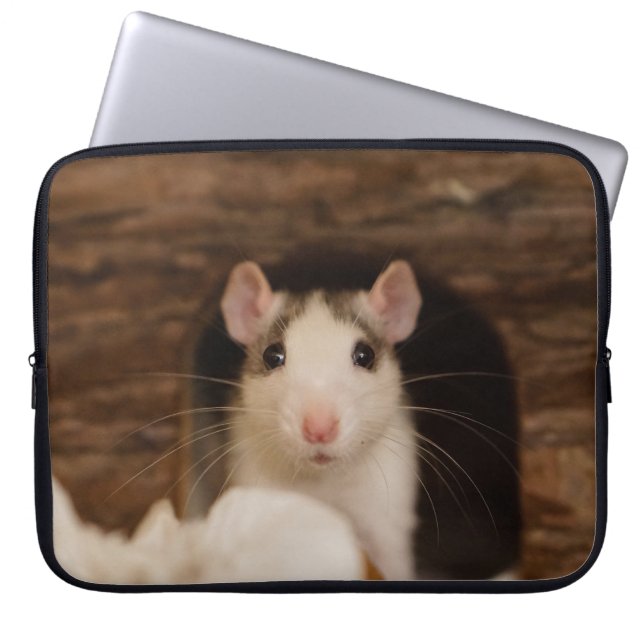 Niedliche Ratte Laptopschutzhülle (Vorderseite)