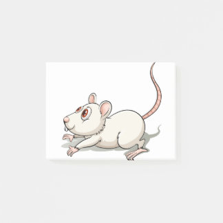 Niedliche Ratte Post-it Klebezettel