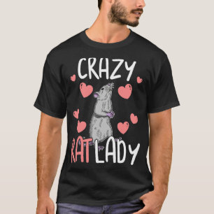 Niedliche Ratten-Hausratten-Nagetier-Mouse Biologi T-Shirt