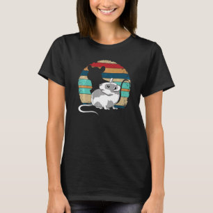Niedliche Ratten Rodent Animal Pächter Retro Rat T-Shirt