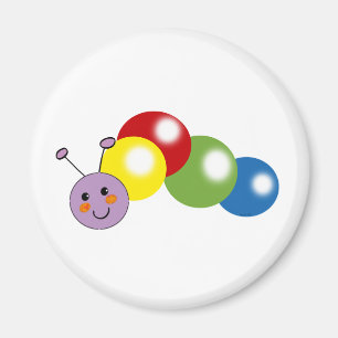 niedliche Raupe Magnet