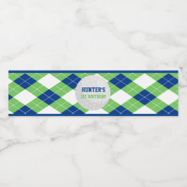 Niedliche Raute Pattern Golf Themed