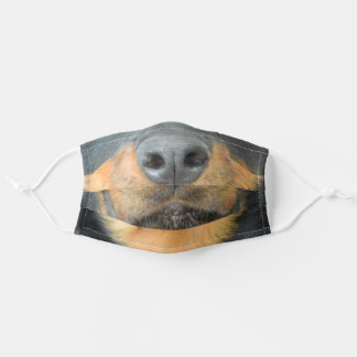 Niedliche Realistische Rottweiler-Hundemouth Mund-Nasen-Maske Aus Stoff