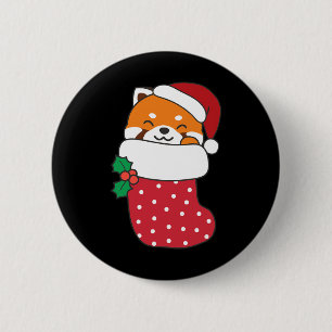 Niedliche Red Pandas zu Weihnachten Strümpfe für C Button