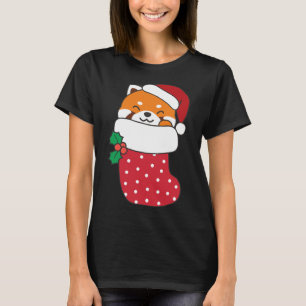 Niedliche Red Pandas zu Weihnachten Strümpfe für C T-Shirt