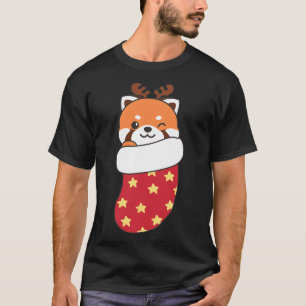 Niedliche Red Pandas zu Weihnachten Strümpfe für C T-Shirt