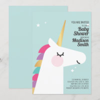 Niedliche Regenbogen-Kinderdusche Unicorn