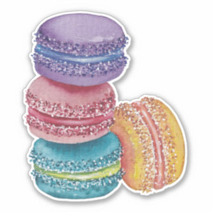 Niedliche Regenbogenfarben Aufkleber