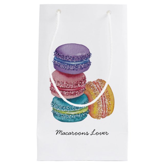 Niedliche Regenbogenfarben Kleine Geschenktüte (Vorderseite)