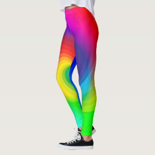 Niedliche Regenbogenfarben Leggings