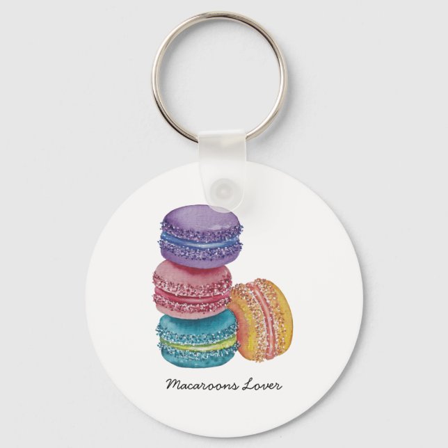 Niedliche Regenbogenfarben Schlüsselanhänger (Vorderseite)