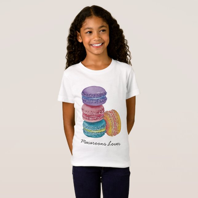 Niedliche Regenbogenfarben T-Shirt (Vorne ganz)