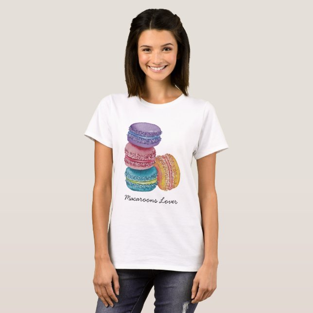 Niedliche Regenbogenfarben T-Shirt (Vorne ganz)