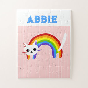 niedliche Regenbogenkatze