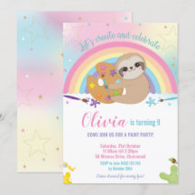 Niedliche Regenbogenpresse Art Paint Shop