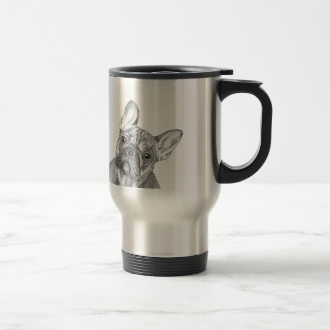 Niedliche Reise-Tasse des rostfreien Stahls der Reisebecher (Rechts)