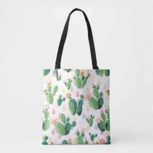 Niedliche reizende Kaktussucculent-Tasche Tasche