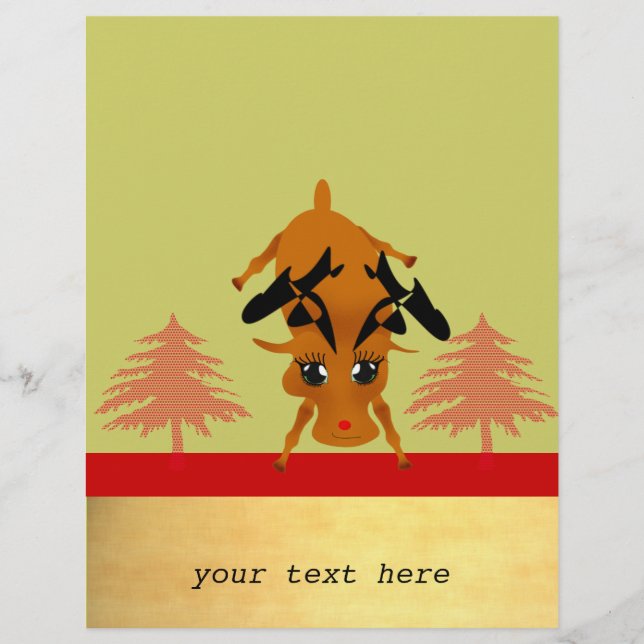 Niedliche Rentiere Flyer (Vorne)