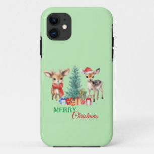 Niedliche Rentiere Weihnachtsfest Party Case-Mate iPhone Hülle