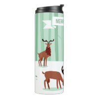 Niedliche Rentiere Weihnachtsklatscherin