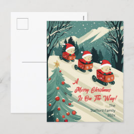 Niedliche Retro-Bären Weihnachten