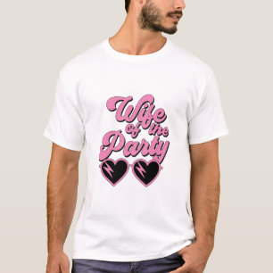Niedliche Retro-Ehefrau des Party Bachelorette T-Shirt