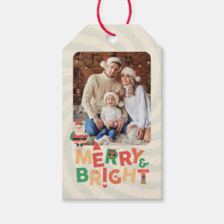 niedliche Retro-Freunde Familienfeier Geschenkanhänger