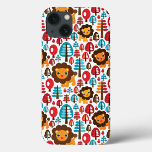 niedliche Retro Lion Kids-Illustration Case-Mate iPhone Hülle