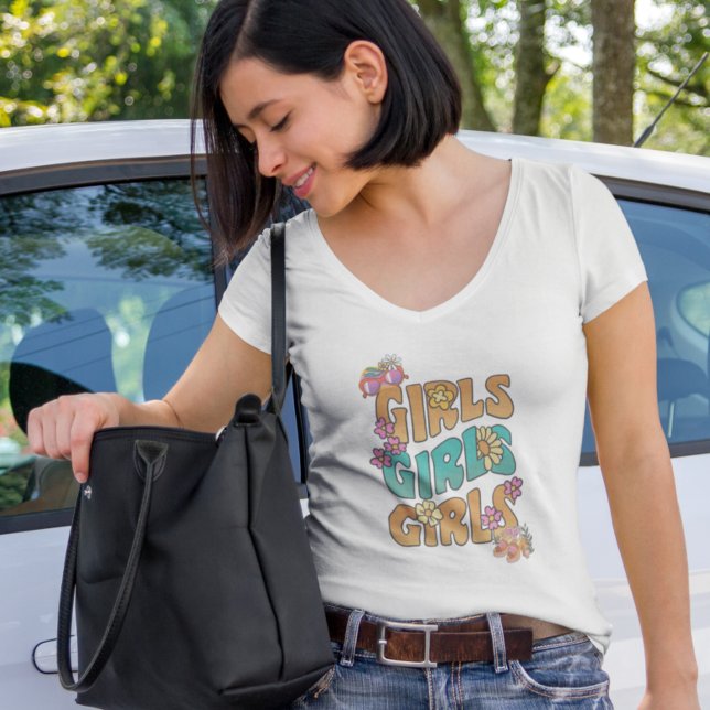 Niedliche Retro Quote Girls positive Inspiration T-Shirt (Von Creator hochgeladen)