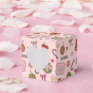 Niedliche Retro-Rosa Geschenkschachtel
