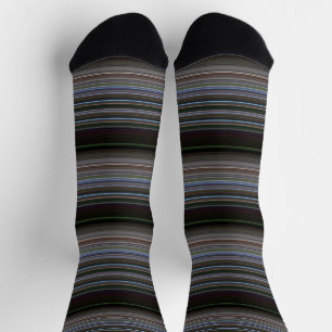 Niedliche Retro-Streifen Socken