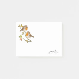 Niedliche Robin Birds Post it Note Post-it Klebezettel