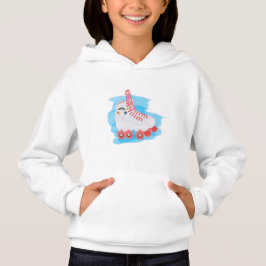 Niedliche Roller-Skate Hoodie