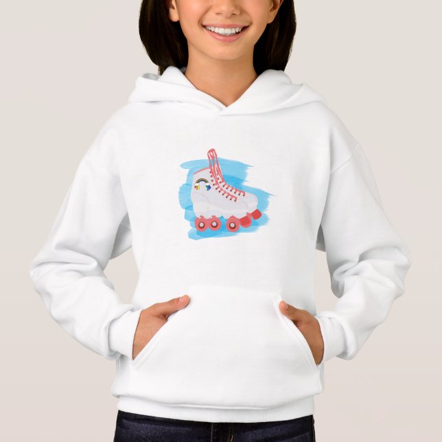 Niedliche Roller-Skate Hoodie (Vorderseite)
