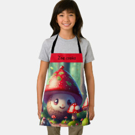 Niedliche Rollstühle im Wald - Kleinkinder Schürze