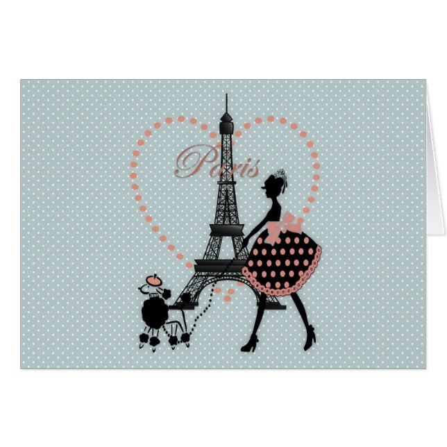 Niedliche romantische Vintage Silhouette (Vorderseite (Horizontal))