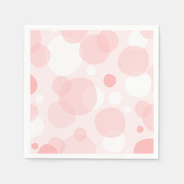 Niedliche rosa Blasen Serviette